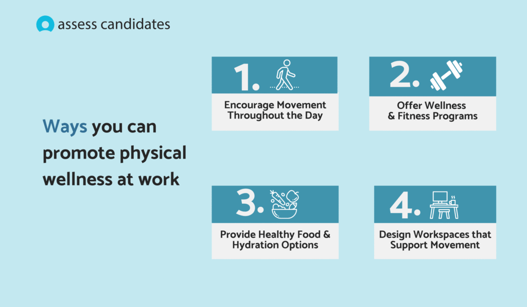 Ways you can promote physical wellness at work