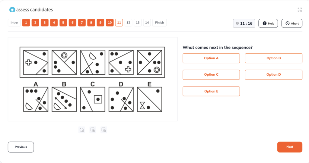 Assess Candidates Logical Reasoning Example Question