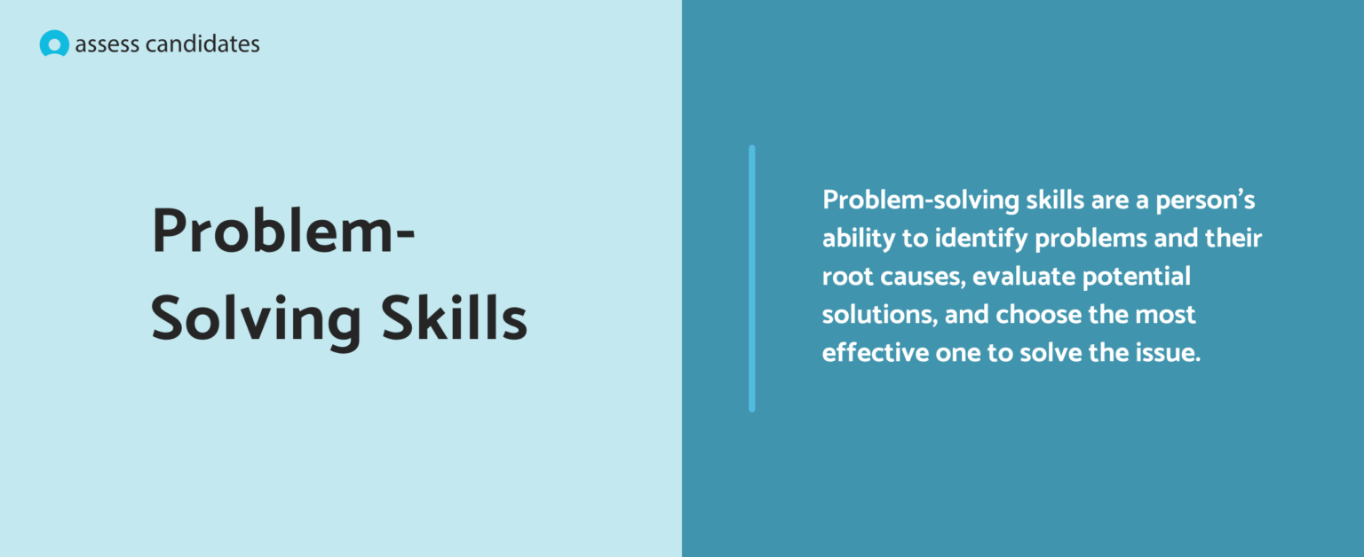 Top. Problems Measure How to Measure Problem-Solving Skills in Candidates