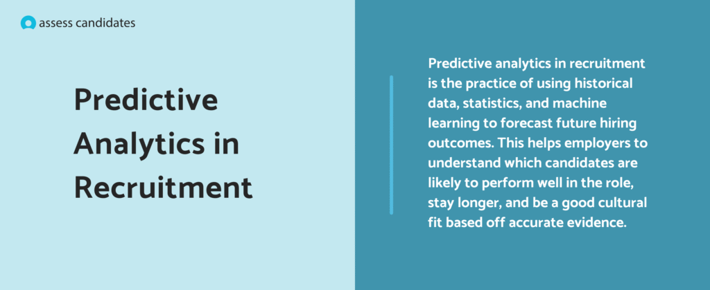 What is predictive analytics in recruitment?