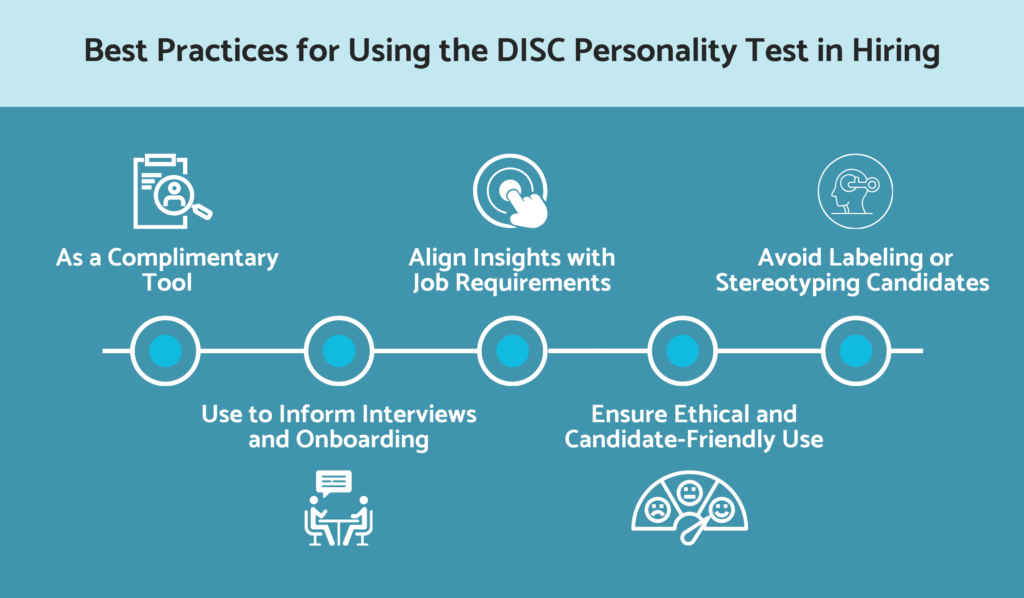Best practices for using the DISC personality test in hiring