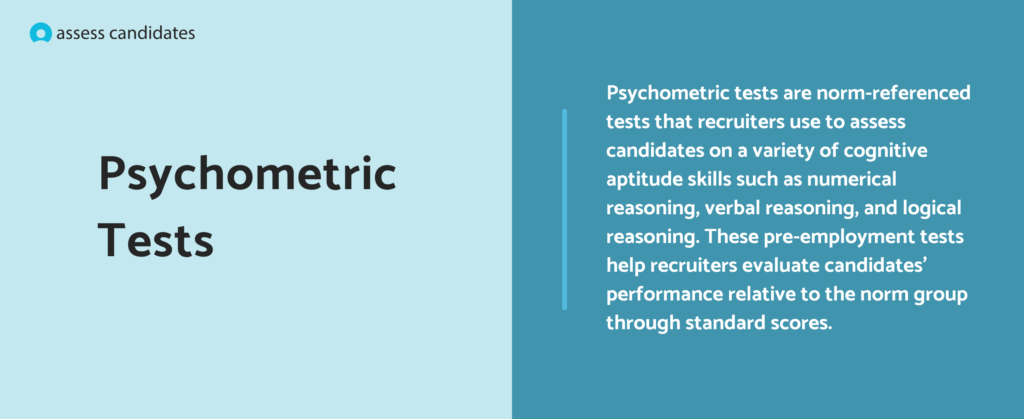 What are psychometric tests