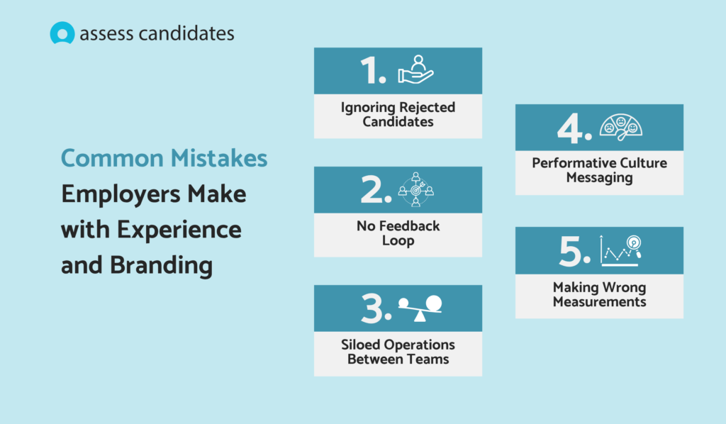 Common mistakes employers make with experience and branding