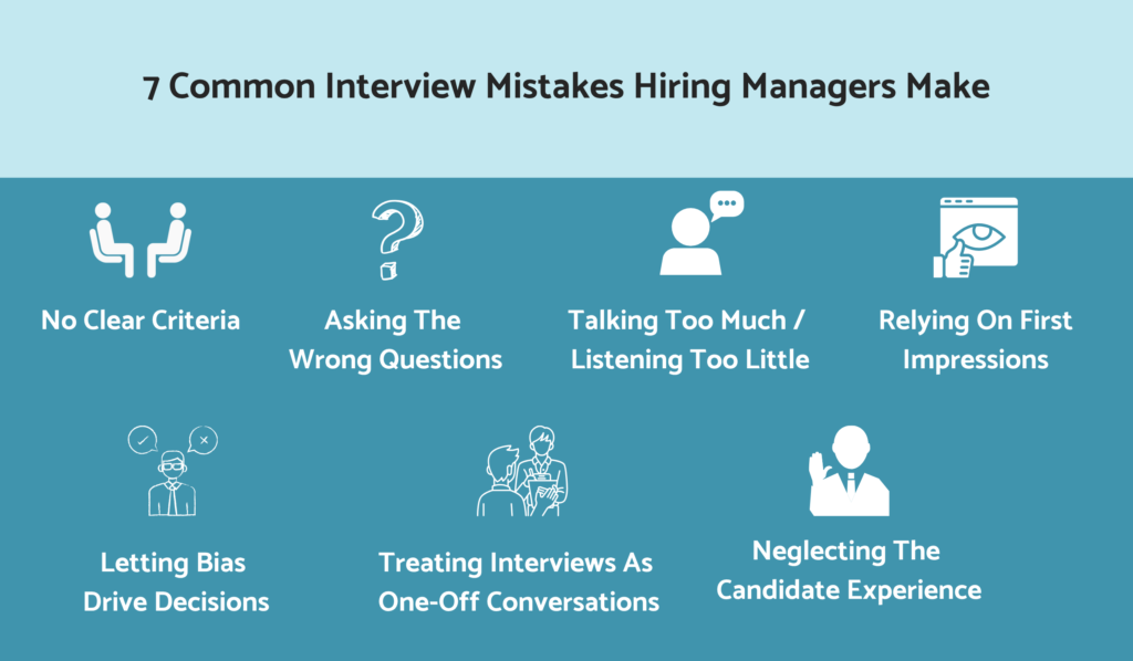 Common mistakes hiring managers make