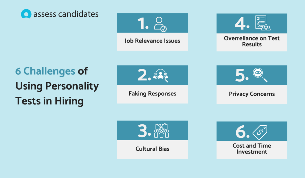 Challenges of using personality tests in hiring