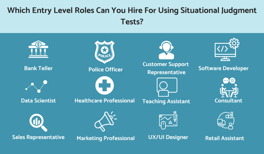 Top roles that benefit the most from situational judgment tests