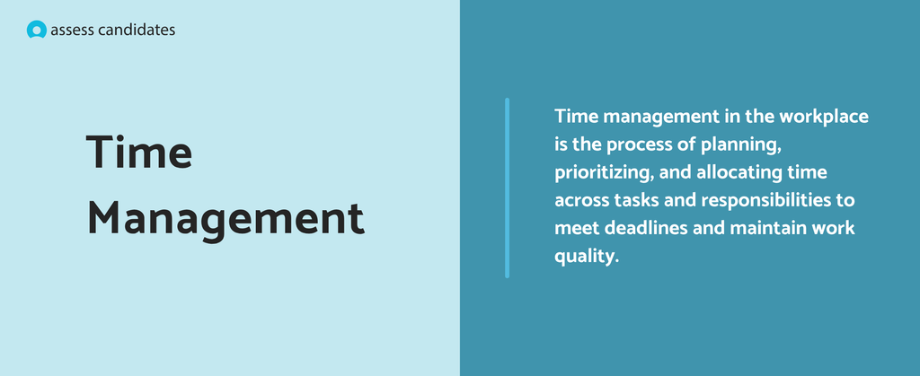 What is time management?