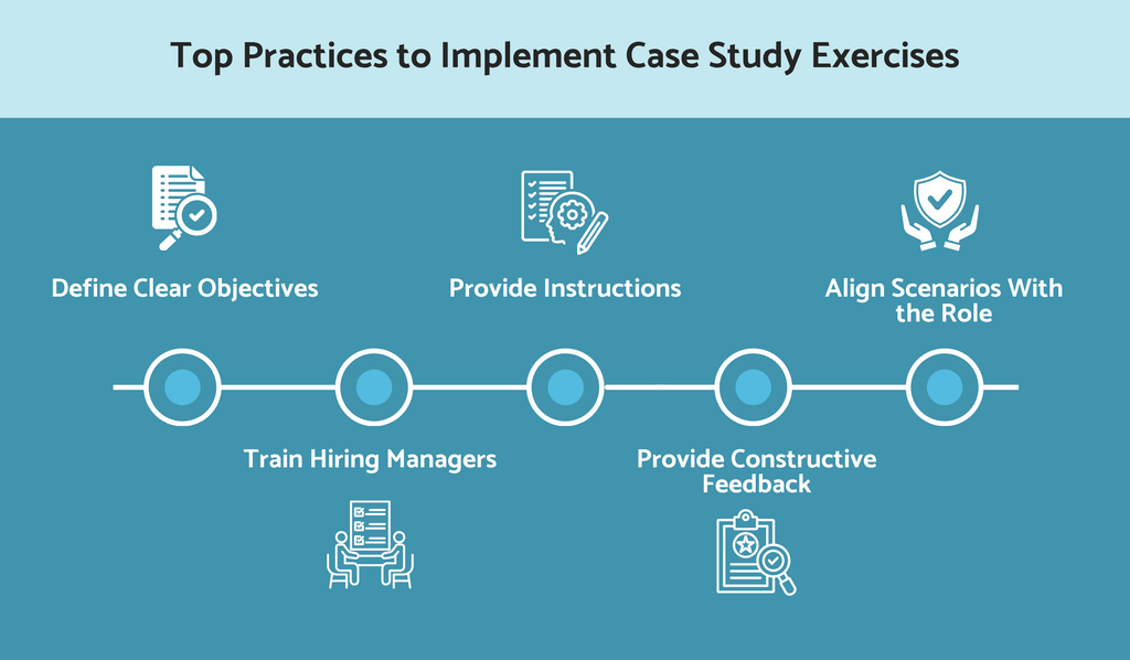 Top practices to implement case study exercises
